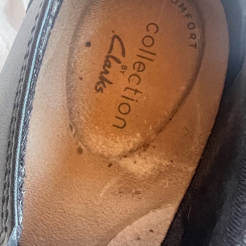 Clarks Dark Brown Leather Footwear